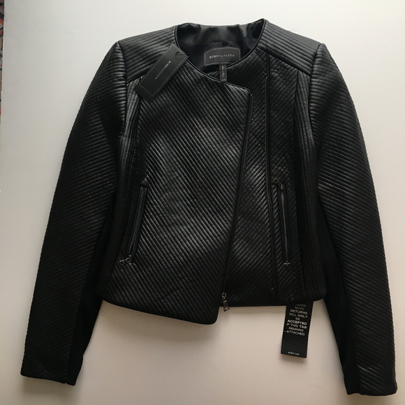 BCBG Bryden Faux-Leather Jacket - Picture 4 of 8
